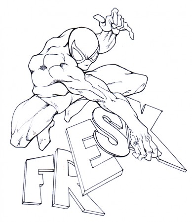 Spiderman/Fresk