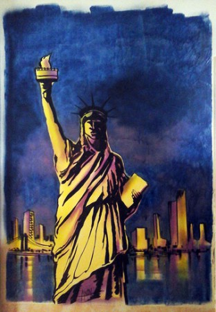 Graff-Liberty by night-Maison de l'enfance Morigny
